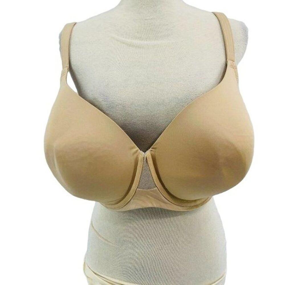 Lane Bryant Cacique Lightly Lined Full Coverage Beige 50DD Plus Size